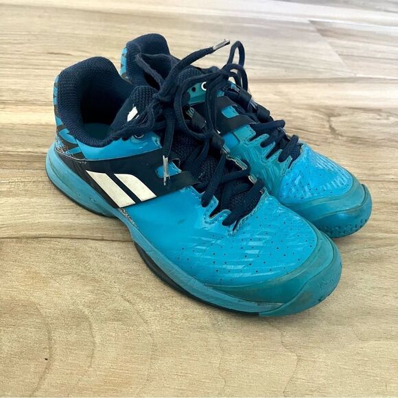 BABOLAT Propulse AC Blue Junior Sneakers Size 4.5 - Picture 2 of 8